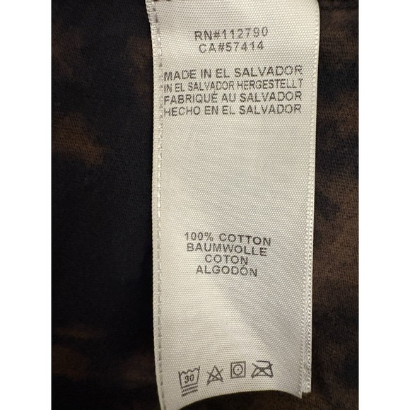 True Religion T Shirt Mens XL Black Tie Dye Budha World Tour Graphic Tee Skull - Picture 6 of 7